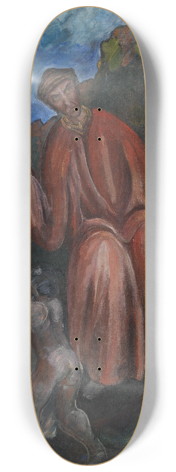 J.A. Jerichau - Dante. Prophets, Opus I 8.25 inch art skate deck