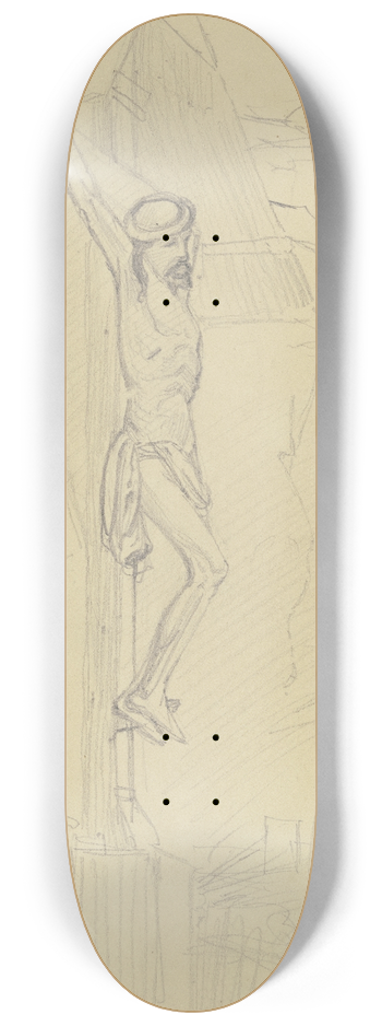 Jakob Becker - Crucifix 8.25 inch art skate deck