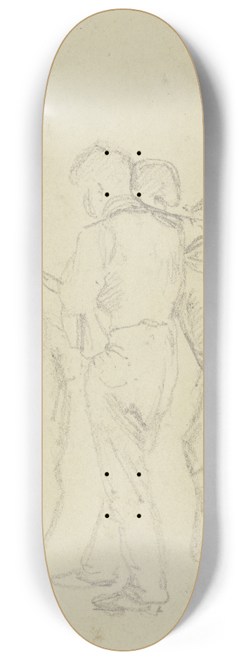 Jakob Becker - Drei Hufschmiede bei der Arbeit 8.25 inch art skate deck
