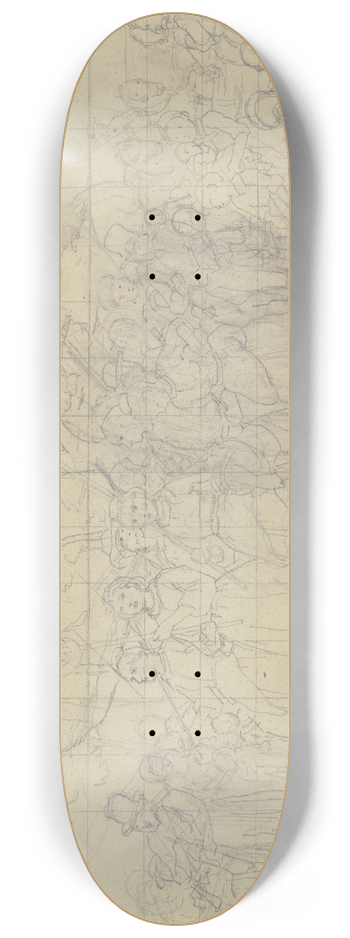 Jakob Becker - Feierliche Heimkehr vom Feld 8.25 inch art skate deck