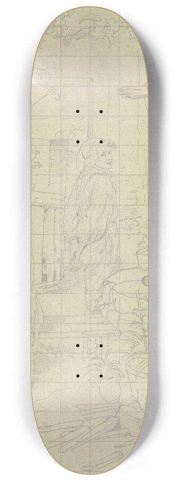 Jakob Becker - Row at the well 8.25 inch art skate deck