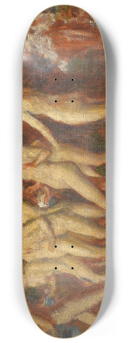 George Frederic Watts - A Bacchanal 8.25 inch art skate deck