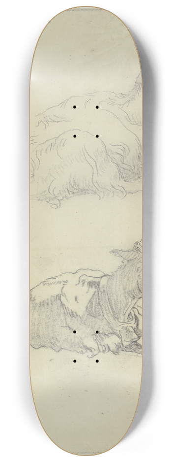 Jakob Becker - Two goats 8.25 inch art skate deck