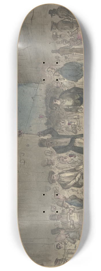 Jakob Frchtegott Dielmann - The lantern ruckus 8.25 inch art skate deck