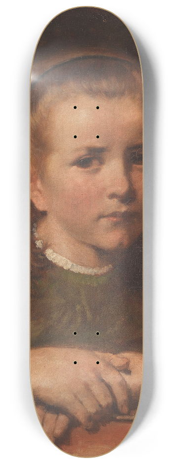 Jakob Grnenwald - Mdchenportrt (Agnes, die Tochter des Knstler) 8.25 inch art skate deck