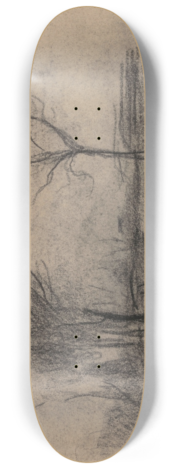 Jakob Smits - Trees 8.25 inch art skate deck