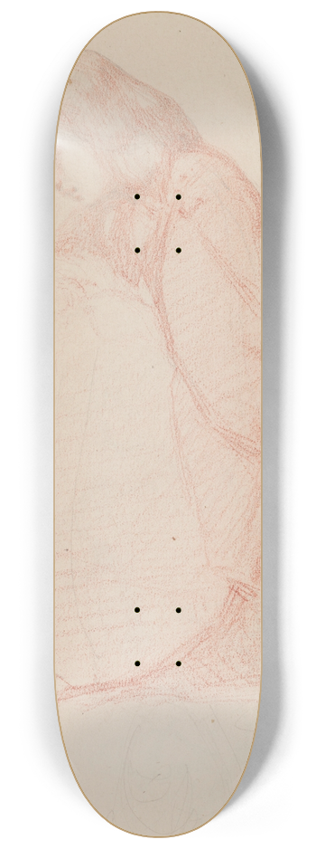 James Abbott McNeill Whistler - Dancing Clowns 8.25 inch art skate deck