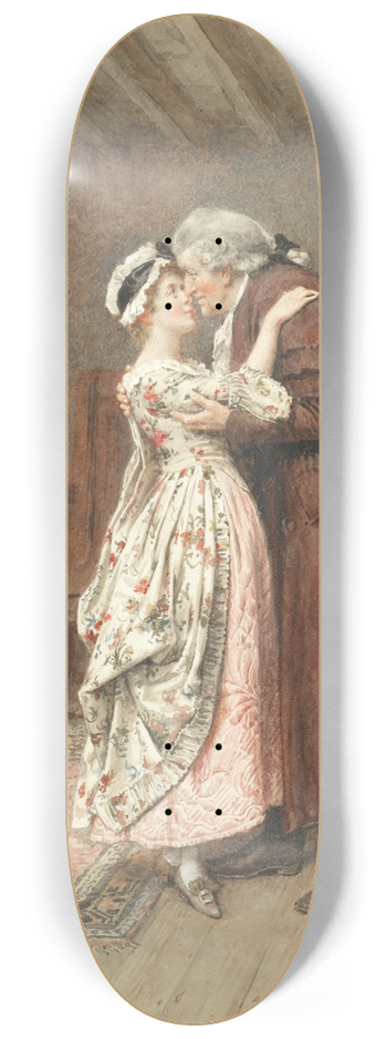 George Goodwin Kilburne - Fathers return 8.25 inch art skate deck