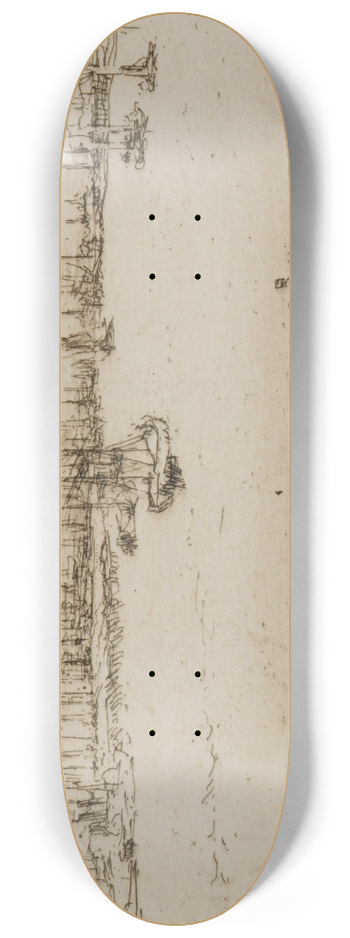 James Abbott McNeill Whistler - Tilbury 8.25 inch art skate deck