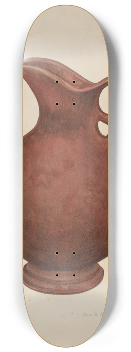George H. Alexander - Pitcher 8.25 inch art skate deck