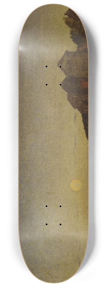 James Augustus Suydam - Moonlight 8.25 inch art skate deck