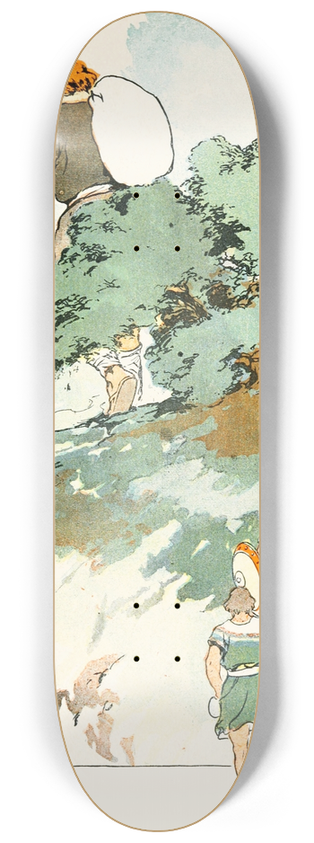 George Hand Wright - They started off, the giant tramping on ahead 8.25 inch art skate deck