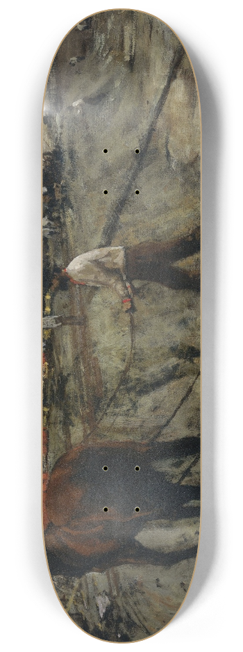 George Hendrik Breitner - Building Site 8.25 inch art skate deck