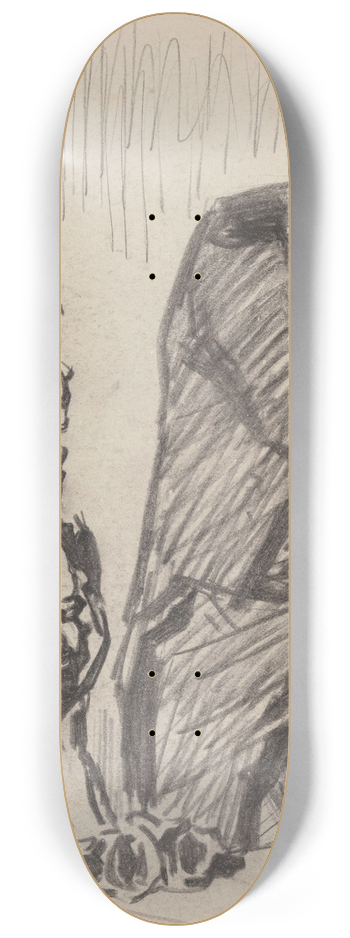 James Ensor - At the Loge 8.25 inch art skate deck