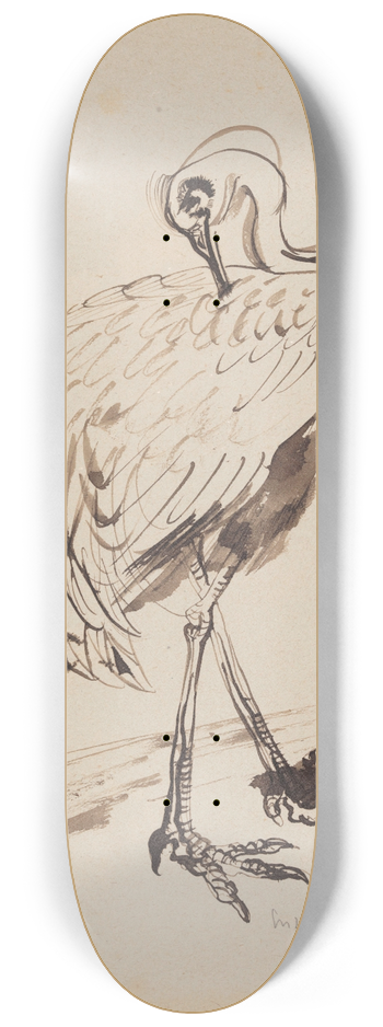 James Ensor - Chinoiserie, a Stork 8.25 inch art skate deck
