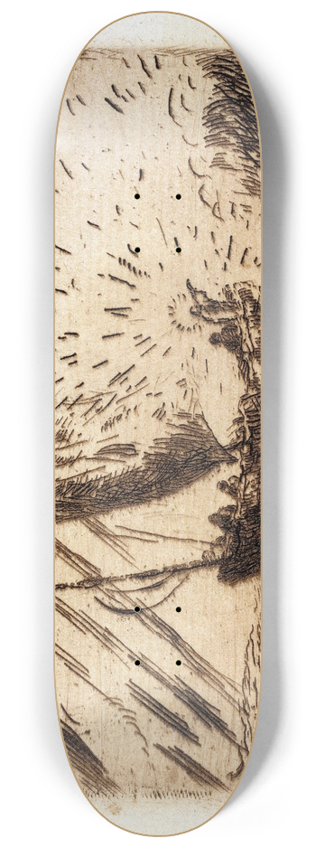 James Ensor - Christ in the Boat 8.25 inch art skate deck