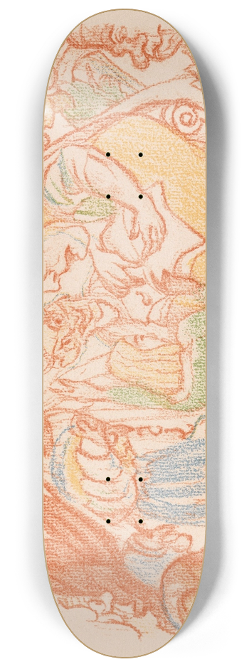 James Ensor - Christs Dispute with the Doctors 8.25 inch art skate deck
