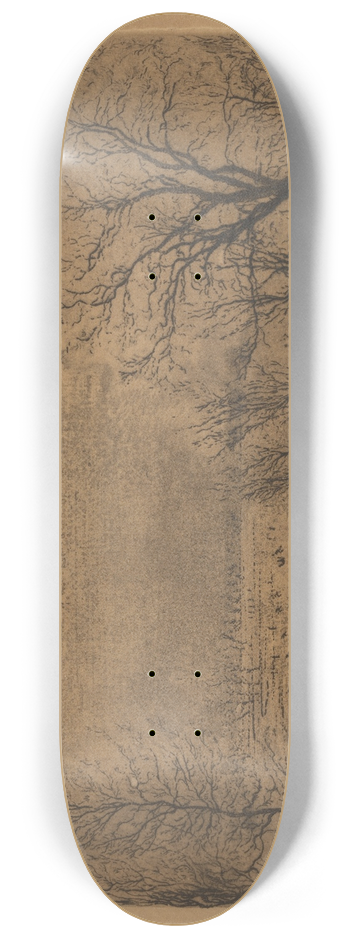 James Ensor - De schaatsenrijders (De schaatsers) 8.25 inch art skate deck