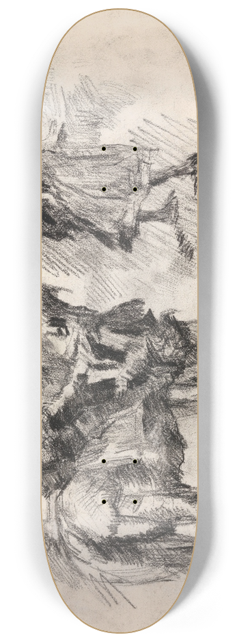 James Ensor - Don Quixote 8.25 inch art skate deck