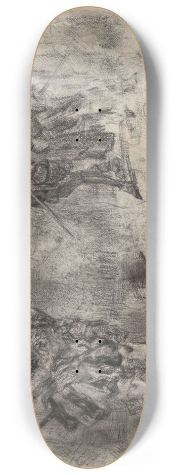 James Ensor - Don Quixote 8.25 inch art skate deck