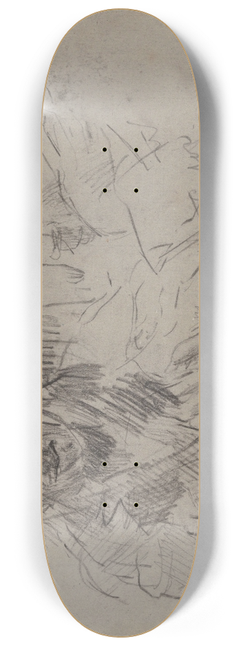 James Ensor - Ensors Mother 8.25 inch art skate deck