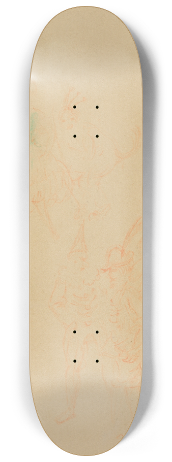 James Ensor - Figuren uit de liefdestuin 8.25 inch art skate deck