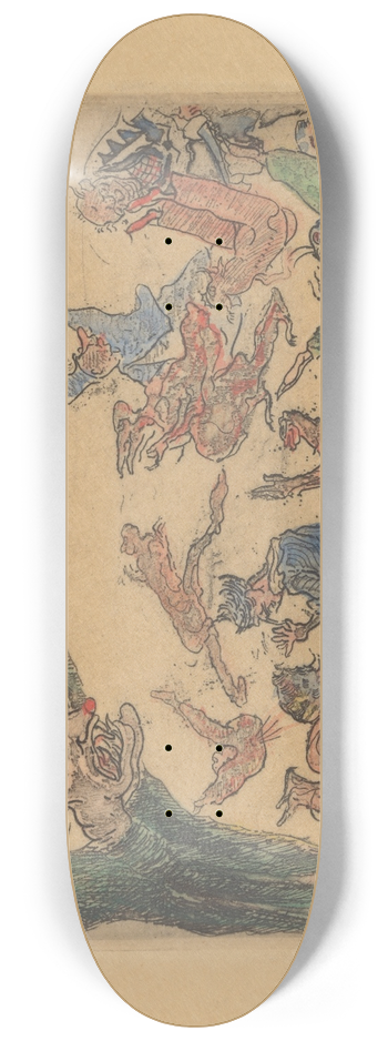 James Ensor - Het spook 8.25 inch art skate deck