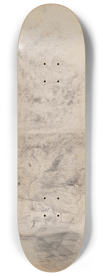 James Ensor - Man Writing or Reading 8.25 inch art skate deck