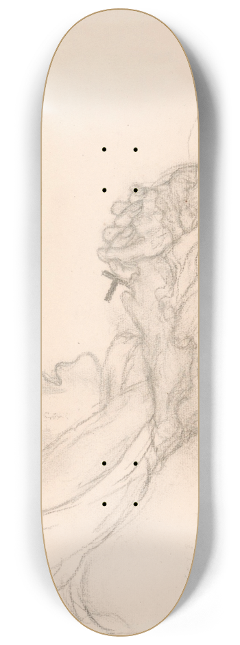 James Ensor - My Dead Mother II 8.25 inch art skate deck
