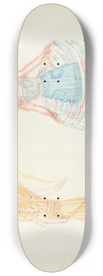 James Ensor - Popofigue & Germina 8.25 inch art skate deck