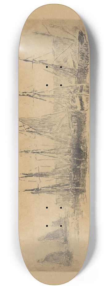 James Ensor - Sloepen 8.25 inch art skate deck