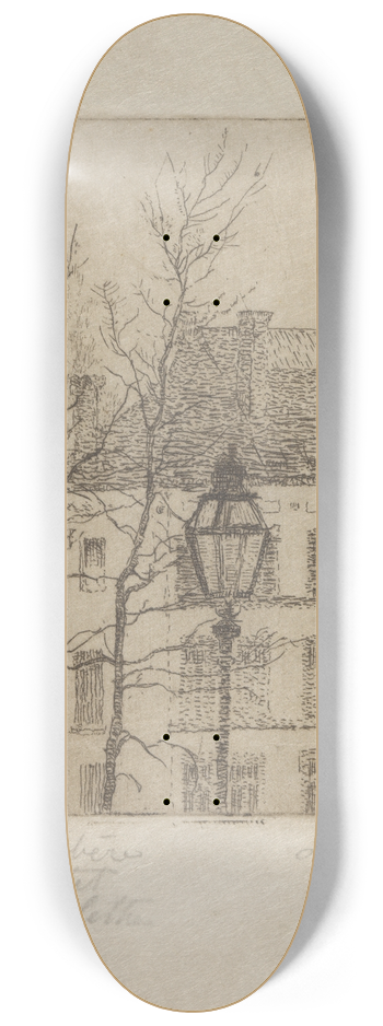 James Ensor - Straatlantaarn 8.25 inch art skate deck