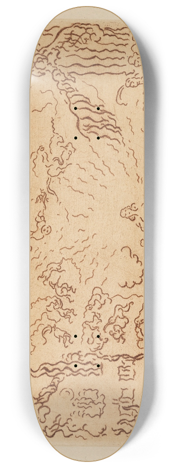 James Ensor - The Devil and the Windmill 8.25 inch art skate deck