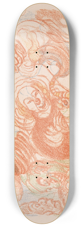 James Ensor - The Holy Family 8.25 inch art skate deck