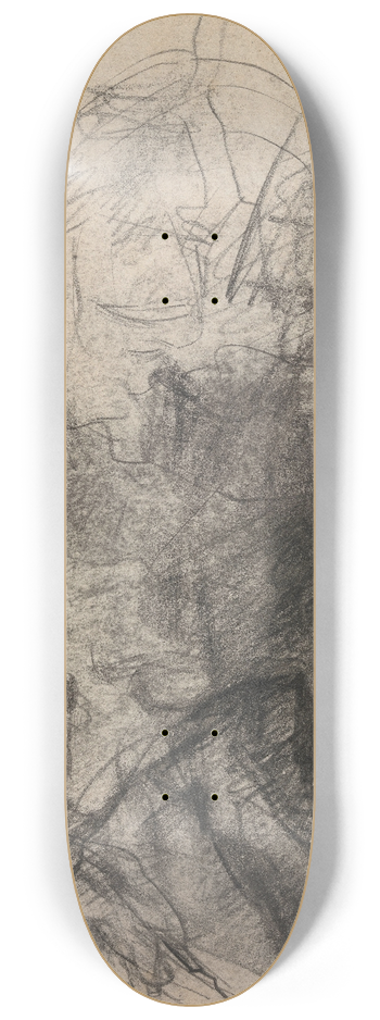 James Ensor - Woman with Downcast Gaze 8.25 inch art skate deck