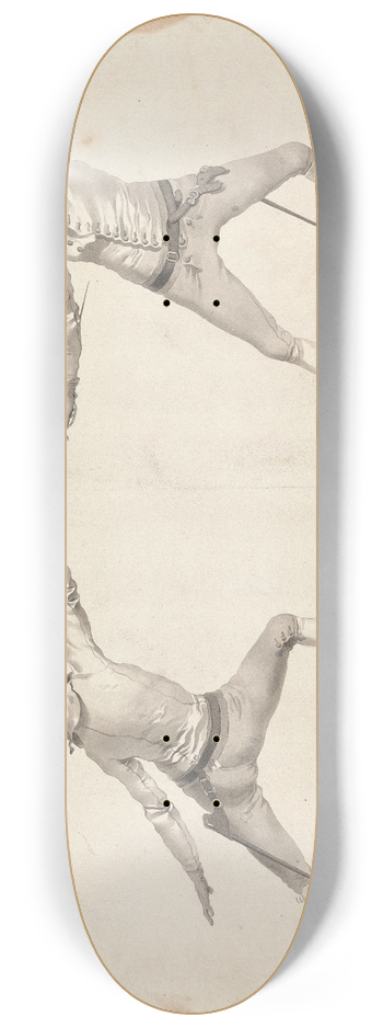 James Gwin - De la Parade de Tierce, sur le Coup de Tierce 8.25 inch art skate deck