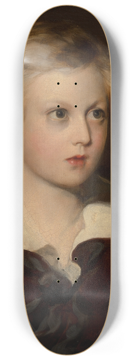 George Henry Harlow - Portrait of Master John Fletcher 8.25 inch art skate deck