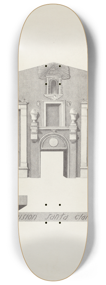 James Jones - Mision Santa Clara 8.25 inch art skate deck