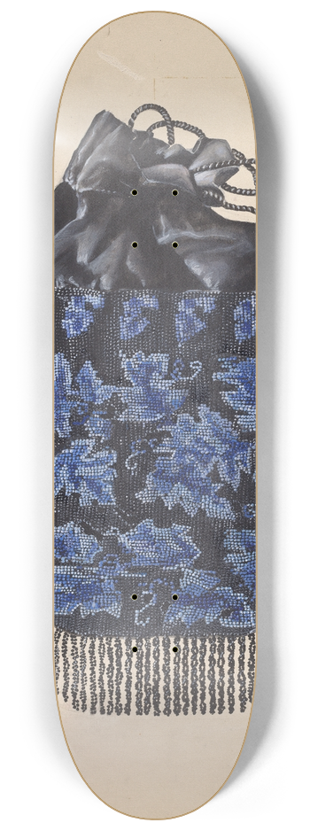 James McLellan - Beaded Bag 8.25 inch art skate deck