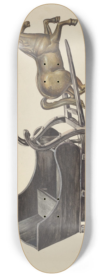 James McLellan - Toy Sleigh 8.25 inch art skate deck