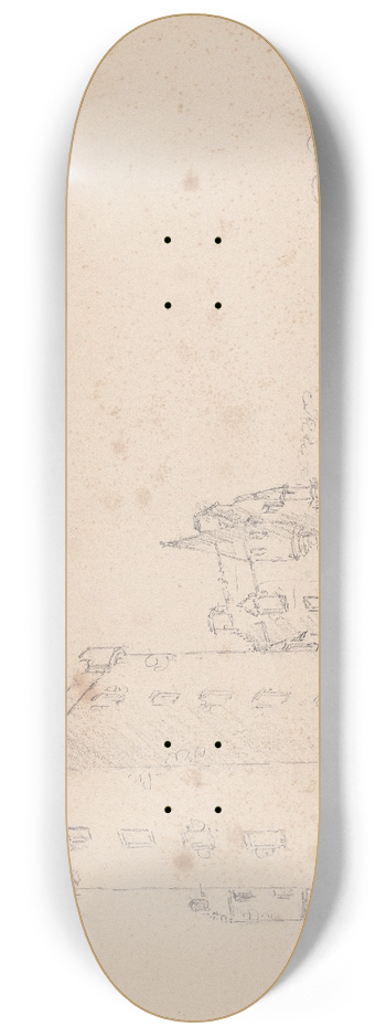 James Moore - Castle Stuart, Scotland 8.25 inch art skate deck