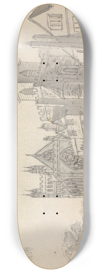 James Moore - Exeter Cathedral, Devon, England 8.25 inch art skate deck