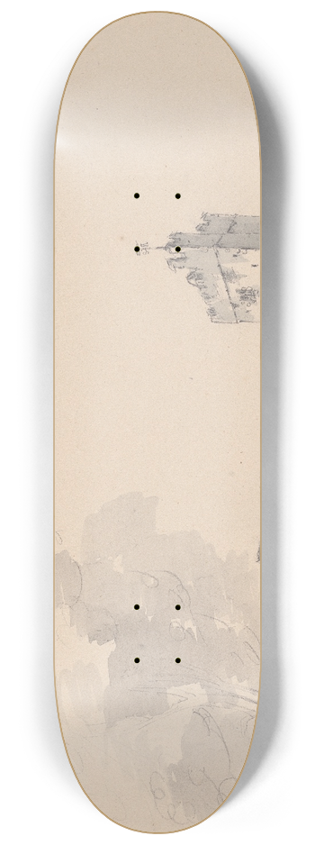 James Moore - Holy Trinity Parish Church, Cookham, England 8.25 inch art skate deck