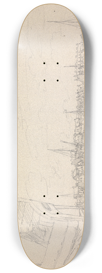 James Moore - The Esplanade, Weymouth 8.25 inch art skate deck
