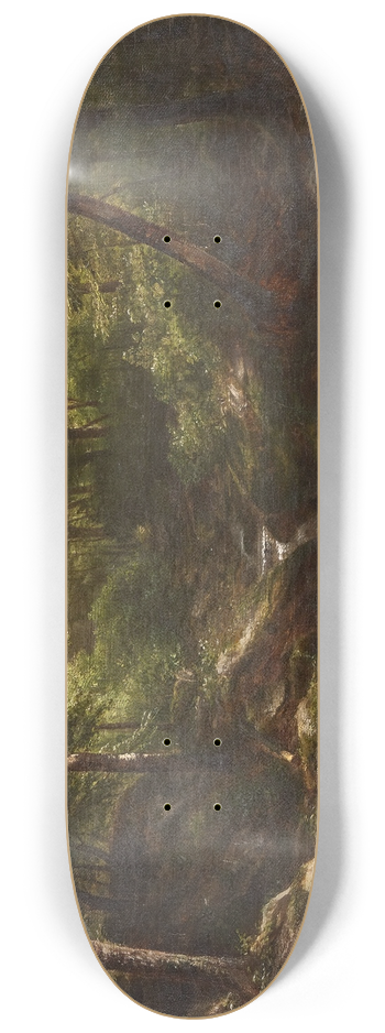 George Hetzel - Waterfall in the Forest 8.25 inch art skate deck