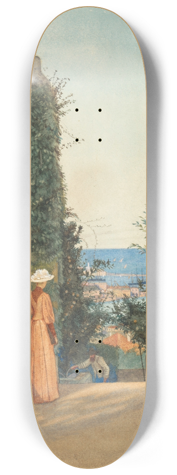 George Howard, 9th Earl Of Carlisle - Bordighera 8.25 inch art skate deck