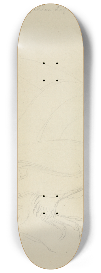 James Sowerby - Golden Eagle 8.25 inch art skate deck
