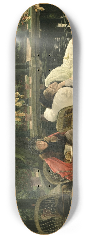 James Tissot - A Convalescent 8.25 inch art skate deck