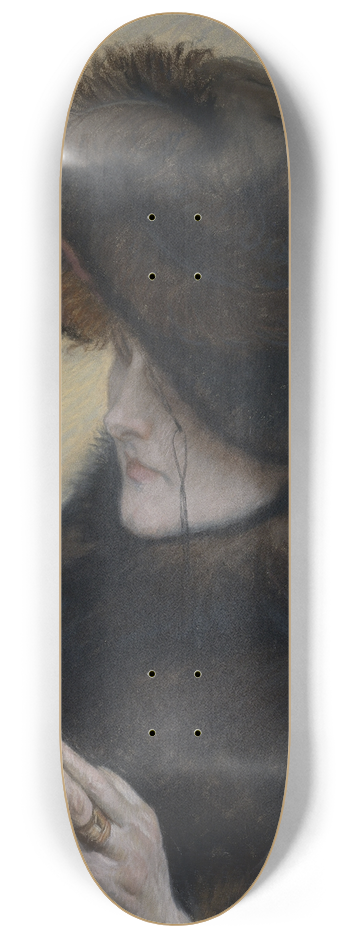 James Tissot - La liseuse 8.25 inch art skate deck