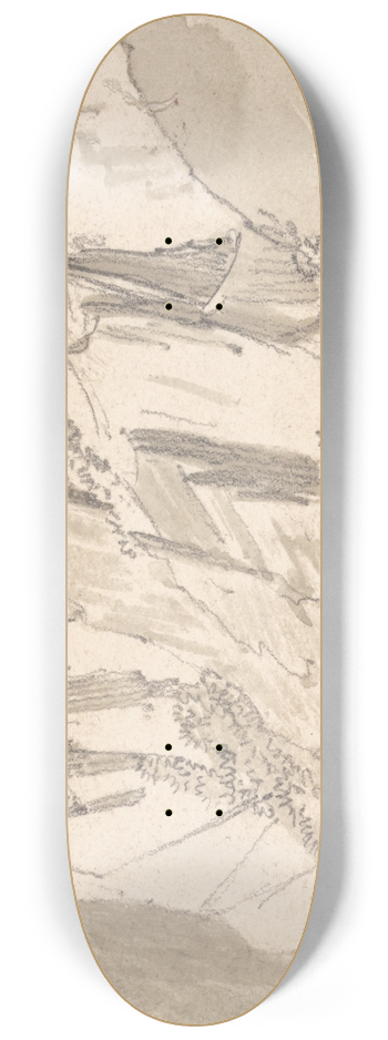 James Ward - A Craggy Hillside 8.25 inch art skate deck